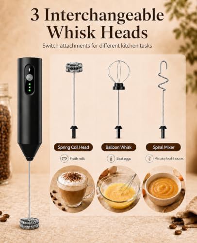 Rechargeable Handheld Wand with Egg Beating Function — photo 3