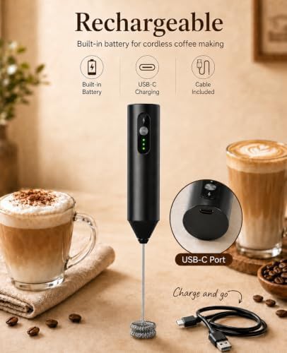 Rechargeable Handheld Wand with Egg Beating Function — photo 5