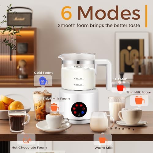 White six in one large milk steamer — photo 4