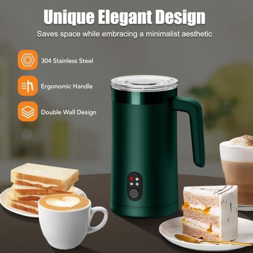 Cookswift olive green automatic large frother — photo 3