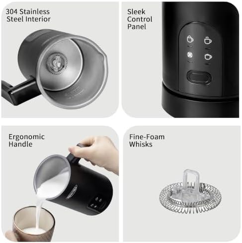 Nowtell 4-in-1 automatic milk frother 350ml — photo 5