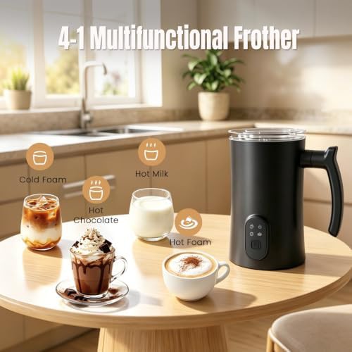 JYZY electric milk frother steamer 350ml — photo 4