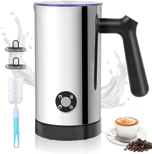 Casimhu electric foam maker with hot and cold settings