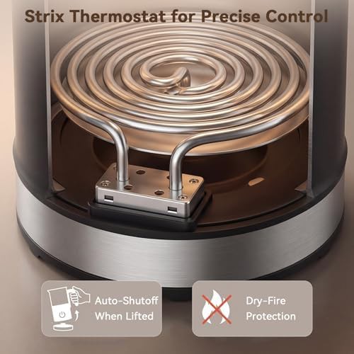 Compact electric milk steamer in black — photo 5