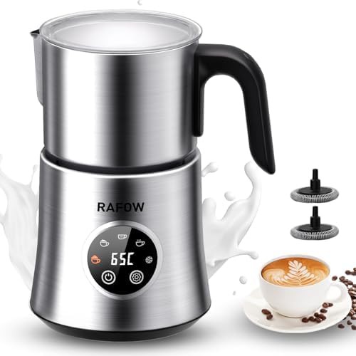 Large capacity dishwasher safe milk steamer 500ml