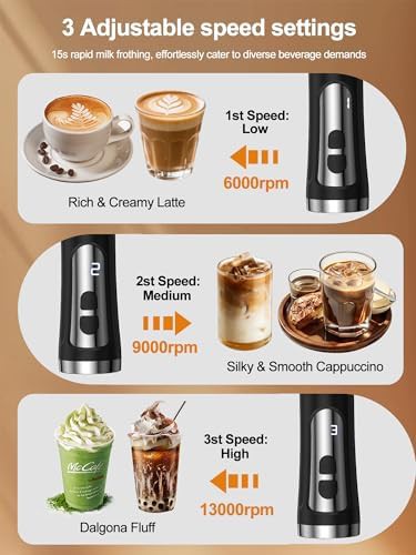 Waterproof rechargeable handheld coffee wand — photo 4